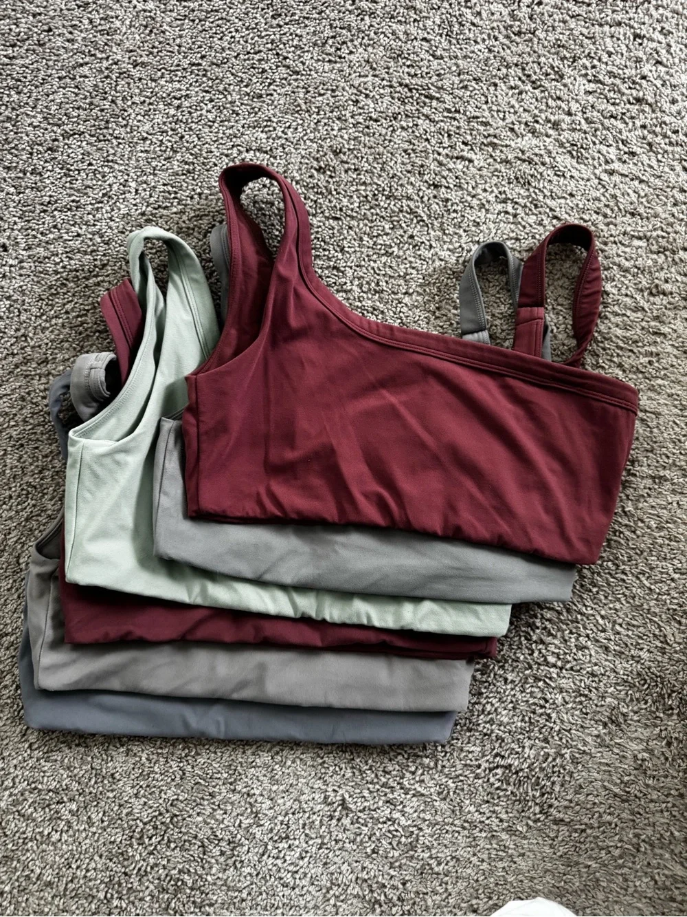 Women's Seamless Scoop Sports Bra - Burgundy